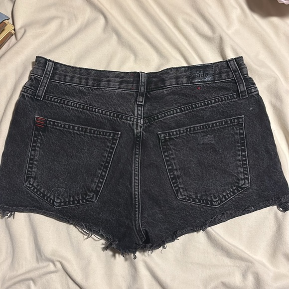 BDG Black High-Waisted Jean Shorts Cut-Off Style - Picture 3 of 3